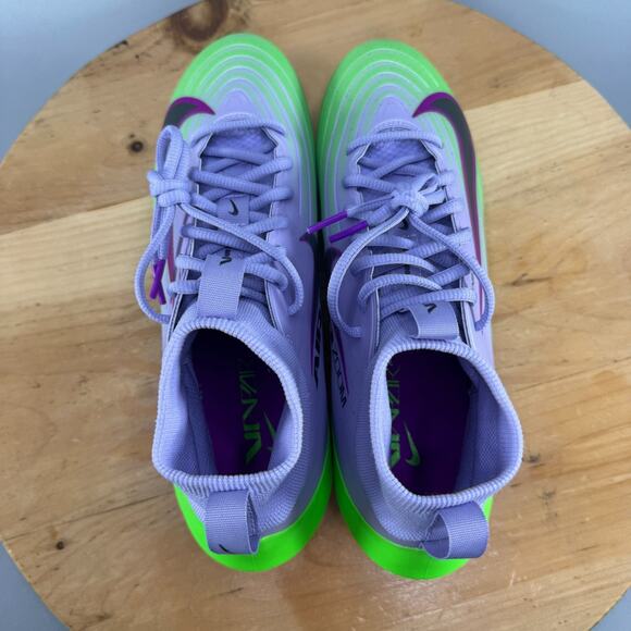 Nike Vapor Pro 1‎ Mens Size 10 Football Cleats Green Purple IB8250-500 NEW main image 4